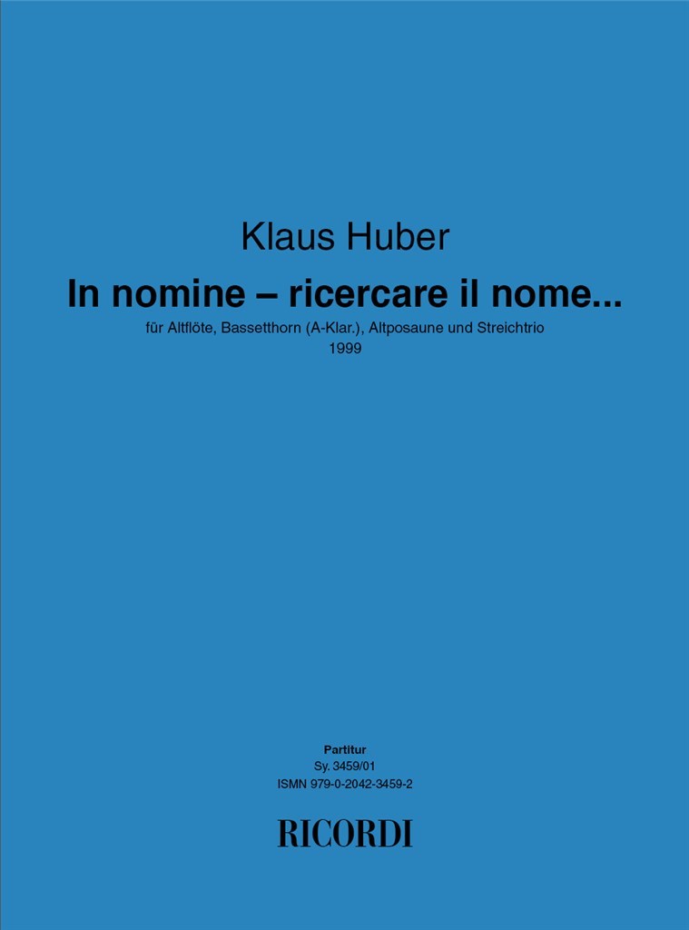 In nomine - ricercare il nome....